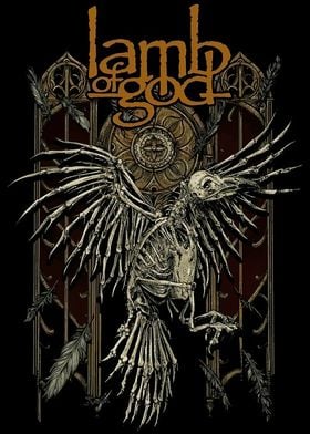 Lamb of God Skeleton Bird