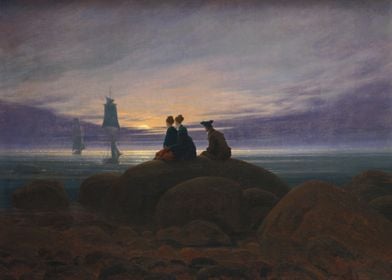 Seascape with Figures