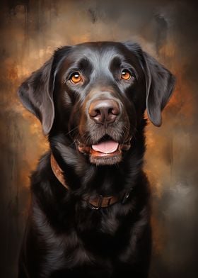 Chocolate Labrador Retriever Portrait