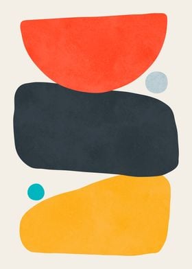 Abstract Shapes Wall Art