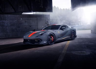 Grey Ferrari 812 Superfast