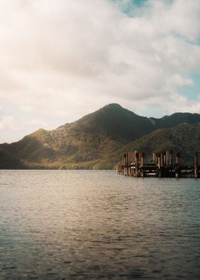 Lake and Mountain Landscape