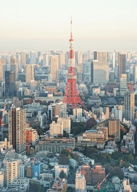 Tokyo Tower Skyline