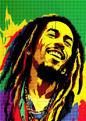 Bob Marley Pop Art