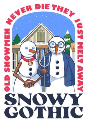 Snowy Gothic Snowmen