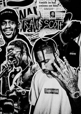 Travis Scott Collage