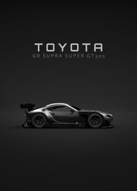 Toyota GR Supra - Super GT300 2022 - Black - Specs