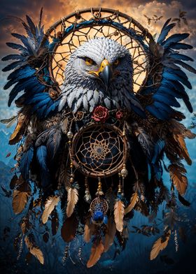 Eagle Dreamcatcher Art