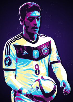 Mesut Özil Soccer Art