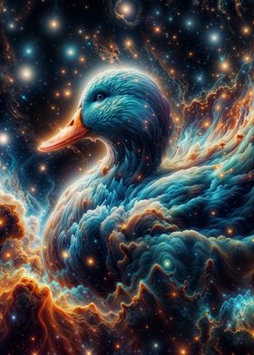 Cosmic Nebula Duck