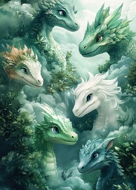 Dragon Family Portrait