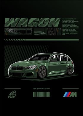 BMW F31 Wagon Touring Edition Army