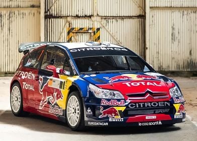 Citroen C4 WRC Rally Car