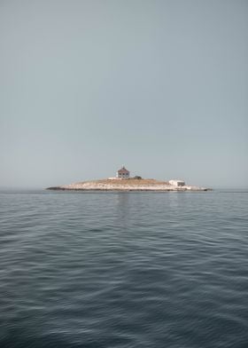 Lighthouse on a Small Island