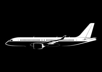 A220-300 Silhouette