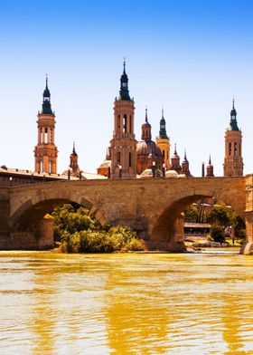 Stone Bridge and Cathedral