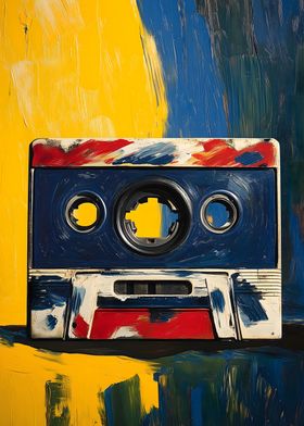 Vintage Cassette Tape Art