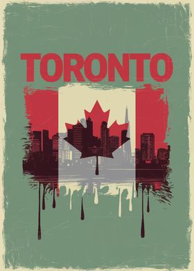 Toronto Skyline Poster