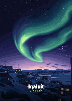 Northern Lights Over Iqaluit