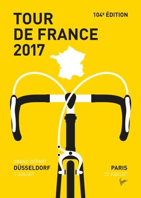 TOUR DE FRANCE POSTER 2017