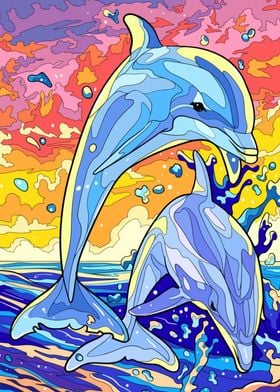 Dolphin art