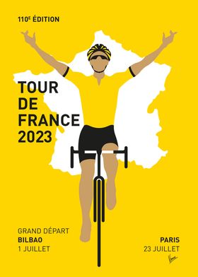 TOUR DE FRANCE POSTER 2023