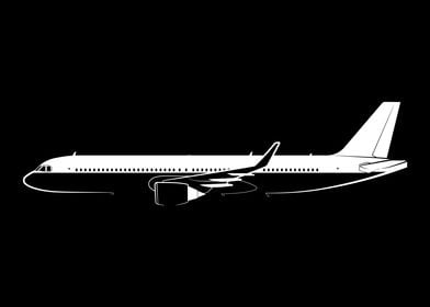 A321neo LR Silhouette