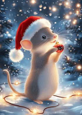 Christmas Mouse Ornament