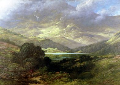 Mountain Lake Landscape