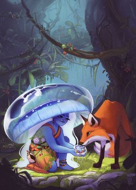 Forest Spirit and Fox