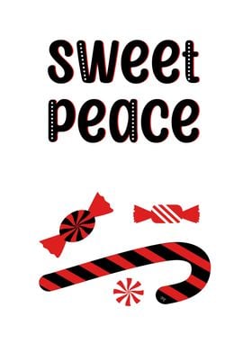 Sweet Peace Candy Cane Xmas collection