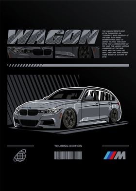 BMW F31 Wagon Touring Edition Grey