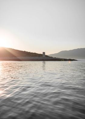 Lighthouse at Sunset