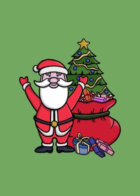 Santa Claus Christmas Illustration