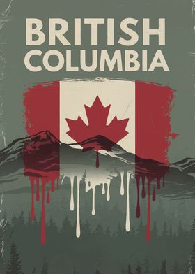 British Columbia Flag Poster