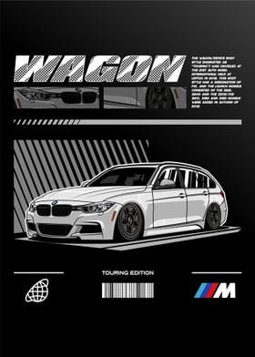 BMW F31 Wagon Touring Edition White