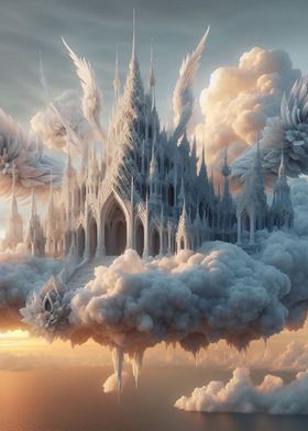 Floating Castle in the Clouds