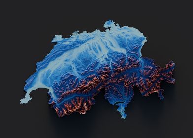 Switzerland Topography