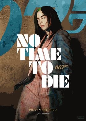 Billie Eilish No Time To Die Poster