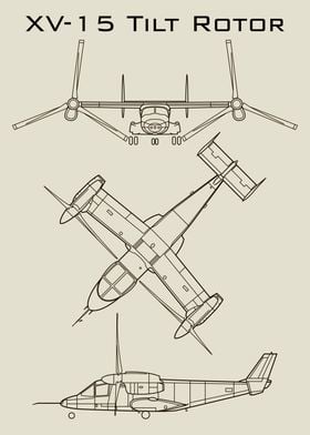 XV-15 Tilt Rotor Aircraft