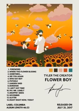 Tyler the Creator - Flower Boy Album Cover