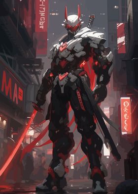 Cyberpunk Samurai