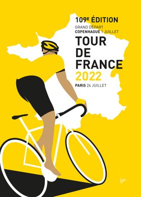 TOUR DE FRANCE POSTER 2022