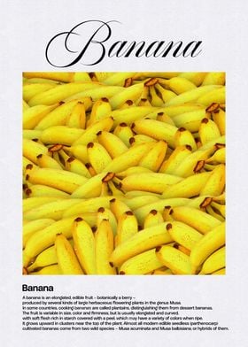 Yellow Banana Bunch