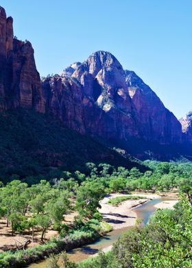 Zion National Park Canyon River