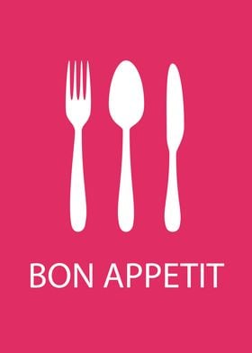 Bon Appetit Food Poster