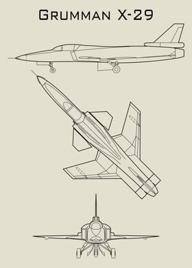 Grumman X-29 Aircraft