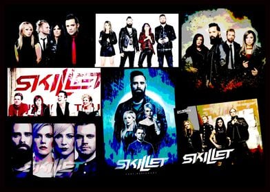 Skillet Band Collage