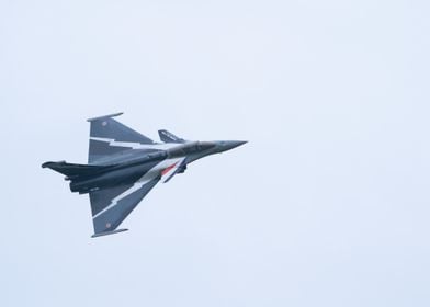 French Fighter Jet in Flight