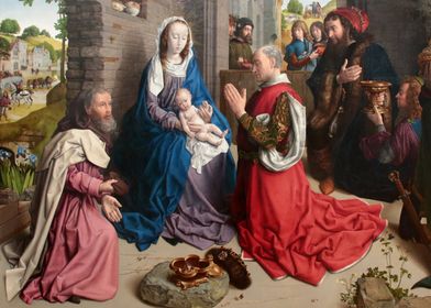 Adoration of the Magi Painting